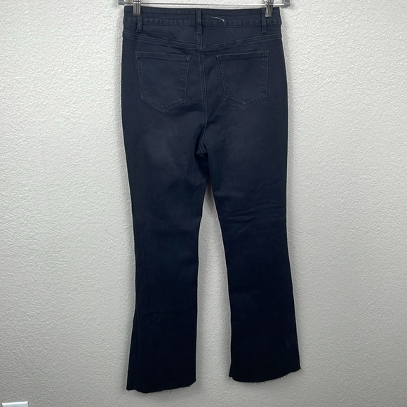 New BBJ High Rise Flare Leg Rhinestone Bling Slit Night Out Sz 30 - Picture 4 of 13